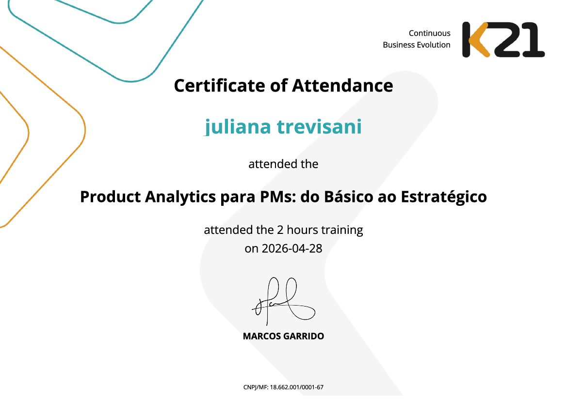Certificado K21